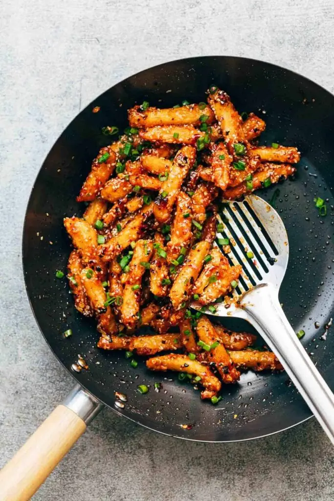Crispy Honey Chilli Potatoes
