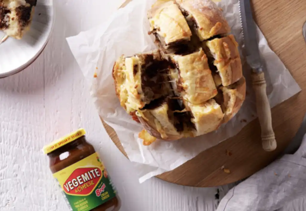 VEGEMITE & Cheese Pull Apart Bread