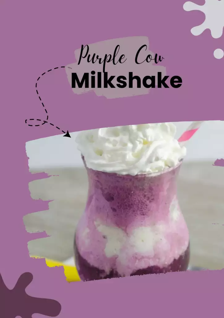 Purple Cow Milkshake