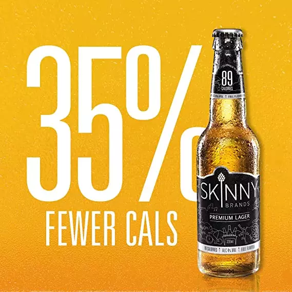 SkinnyBrands Premium Lager – a full flavour premium lager, that