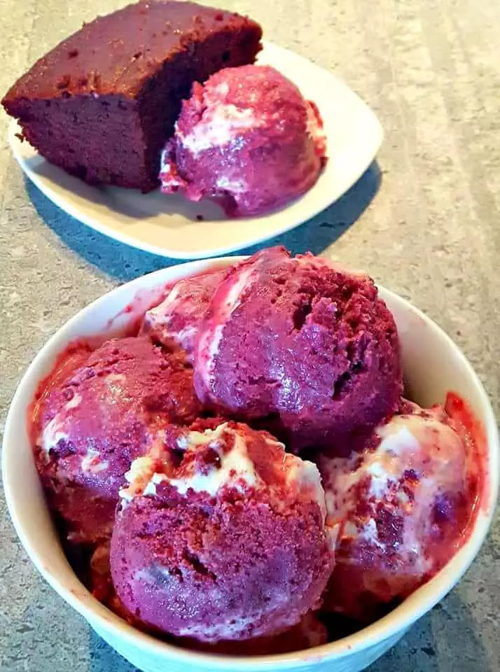 Red Velvet Cheesecake Ice Cream