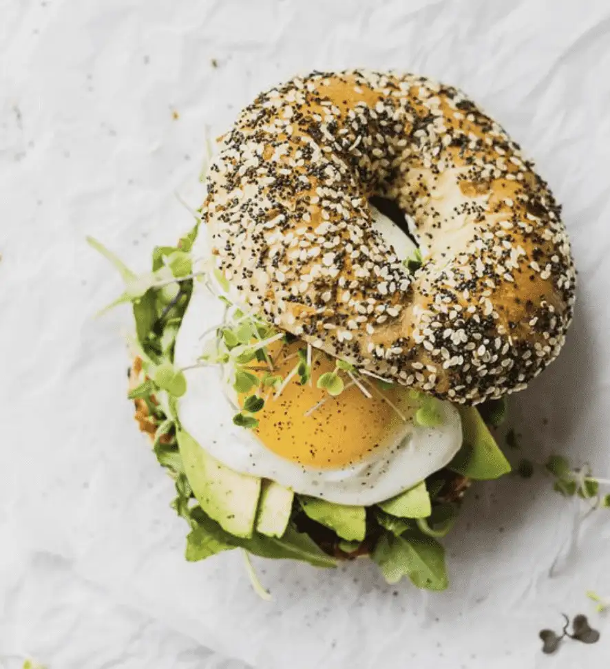 Romesco Breakfast Bagel Sandwich
